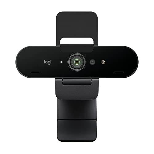 Logitech Brio Stream Webcam - Ultra 4K HD-Videogespräche, Mikrofon mit Geräuschunterdrückung, Weitwinkel, Kompatibel mit Microsoft Teams, Zoom, Google Meet auf PC/Mac - Schwarz