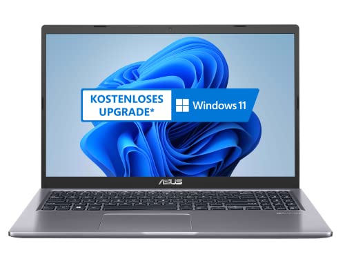 ASUS Vivobook 15 Laptop | 15,6" FHD Display | Intel i3-1005G1 | 8 GB RAM | 512 GB SSD | Intel UHD Graphics | Windows 10 | QWERTZ Tastatur | Slate Grey