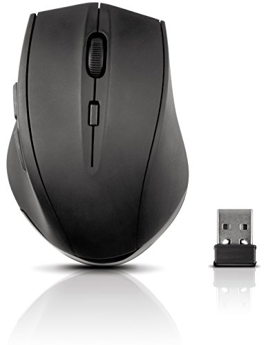 Speedlink CALADO Silent Mouse - Kabellose leise Maus für Büro/Home Office und Gaming - Leise Tasten - schwarz