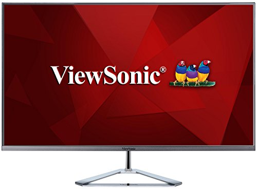 Viewsonic VX3276-MHD-3 80 cm (32 Zoll) Home Office Monitor (Full-HD, IPS-Panel, HDMI, DP, Eye-Care, Eco-Mode, Lautsprecher, 3 Jahre Austauschservice) Silber-Schwarz