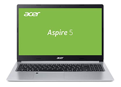 Acer Aspire 5 (A515-55-51NJ) 39,62 cm (15,6 Zoll Full-HD IPS matt) Multimedia Laptop (Intel Core i5-1035G1, 8 GB RAM, 512 GB PCIe SSD, Intel UHD, Win 10 Home) silber